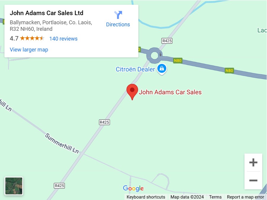 John Adams Honda Map